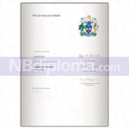 Bath University Diploma巴斯大學畢業證書