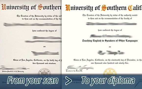 Duplicate graduation certificate