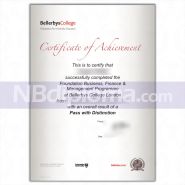 贝勒比斯学院畢業證書Bellerbys College diploma